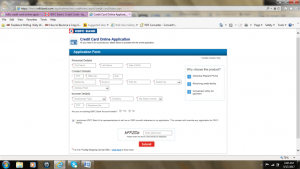 hdfc credit card application status online india