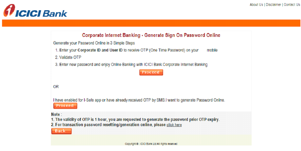 Expert Guide For ICICI Bank Corporate Account Opening Usage   Generate Password Icici 