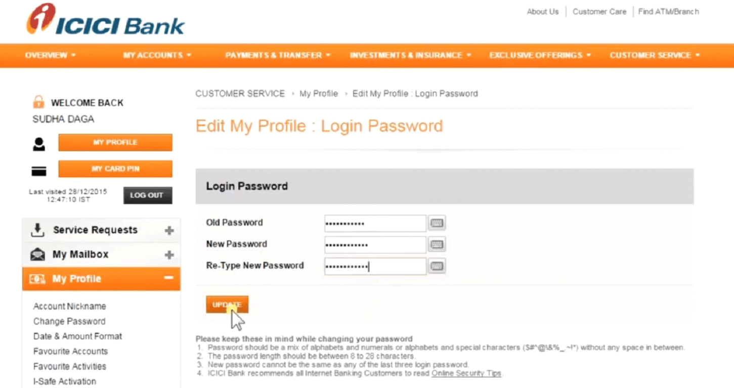 Login To Icici Net Banking And Link Your Aadhar Number With Icici