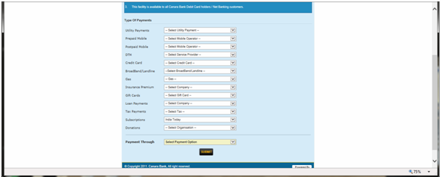 Canara Bank Online Banking