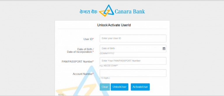 ibc bank online forgot user id