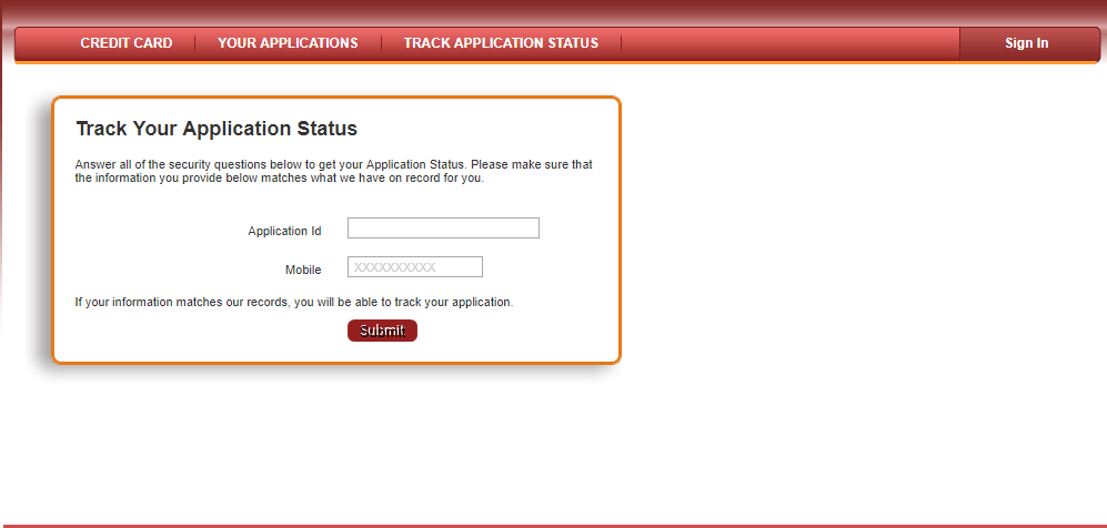 InduaInd bank Credit card Application status 