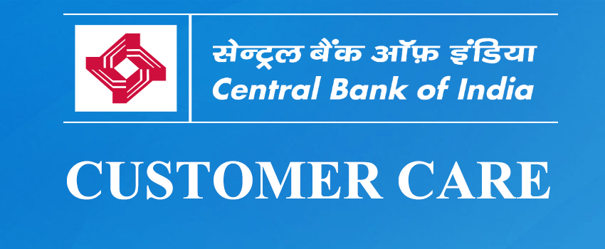 central bank of india customer care number toll free