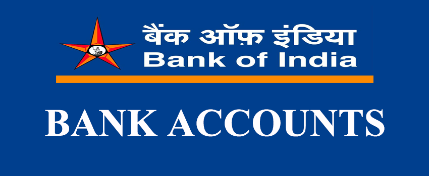 Bank of India Accounts