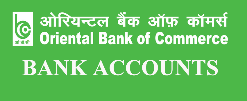 Oriental Bank of Commerce Bank Accounts