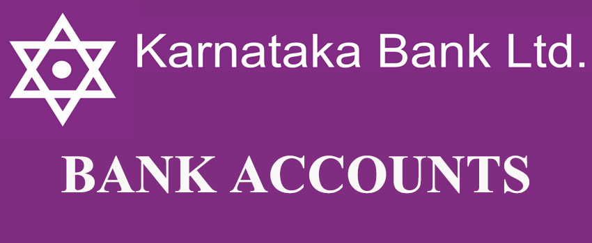 karnataka bank Accounts